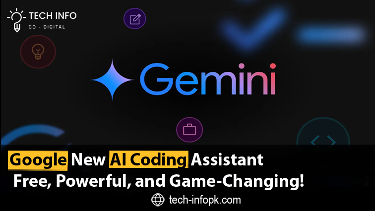 A developer working on a laptop with AI-powered code suggestions displayed on the screen, representing Google’s new Gemini Code Assist tool.